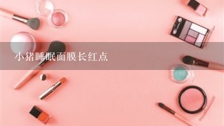 小猪睡眠面膜长红点